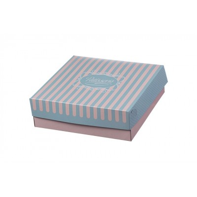 Krabica na zákusky, 25 x 25 x 8 cm, patisserie [10 kg, 70 ks]